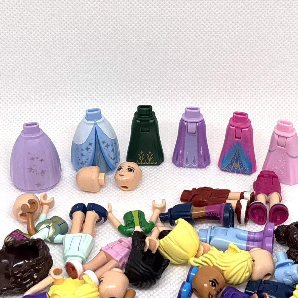 Lego FRIENDS/DISNEY Minifigure Pieces Lot - Assorted Parts Lot of 68